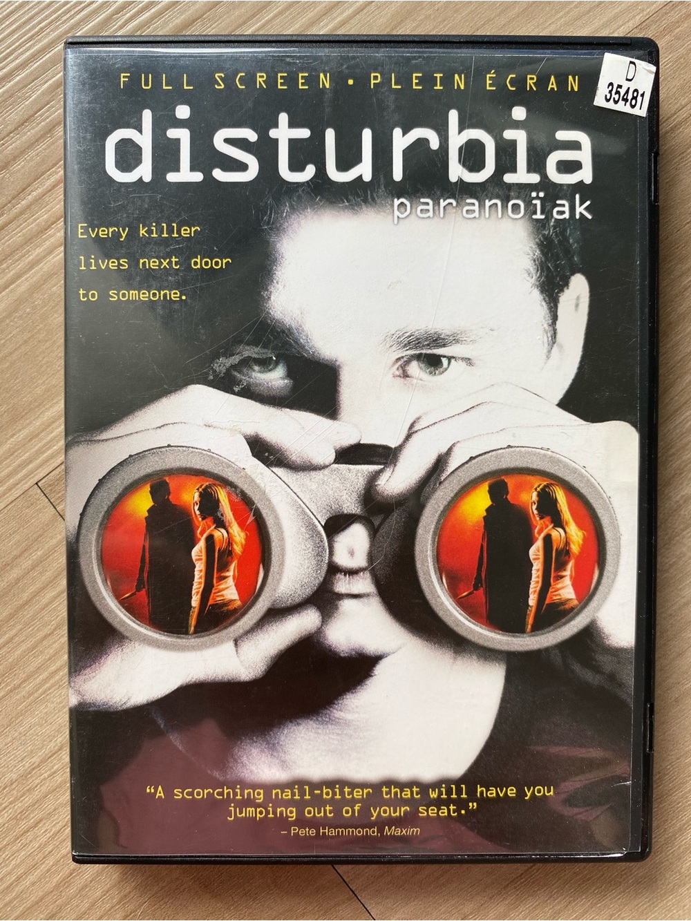 ☀️ 4/20$ ☀️ Disturbia (Paranoiak) DVD